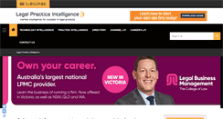 Desktop Screenshot of legalpracticeintelligence.com.au